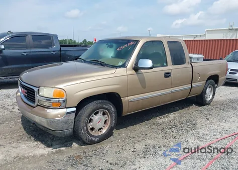 1999 GMC Sierra 1500 Sle из США, поврежденный, VIN 2GTEC19T6X1564220